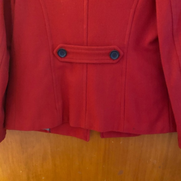Old Navy Short Red Peacoat - Picture 4 of 7